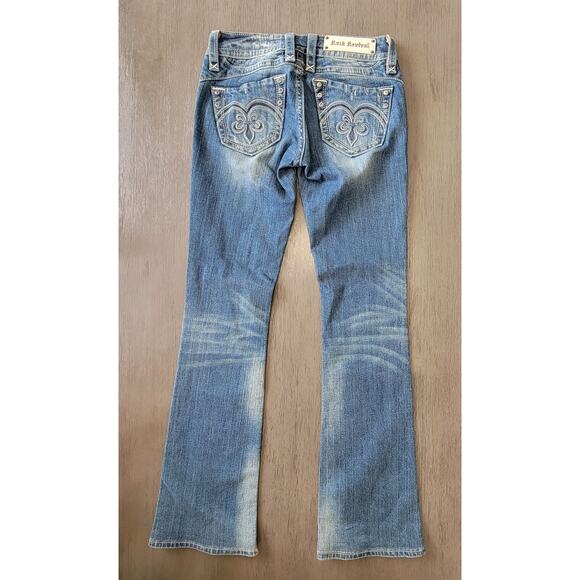 Rock Revival Adele Bootcut Low Rise Jeans Size 27 - Picture 1 of 11